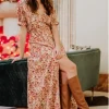 ROBE ELANIA BOUQUET ROSÉ