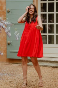 ROBE FANNY ROUGE