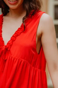 ROBE FANNY ROUGE