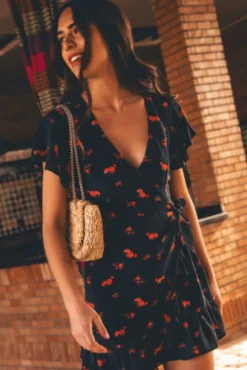 ROBE FLORIE BOUQUET ROUGE