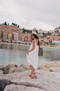 ROBE ISABELLA BLANC COTON