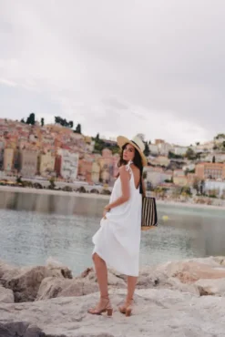ROBE ISABELLA BLANC COTON