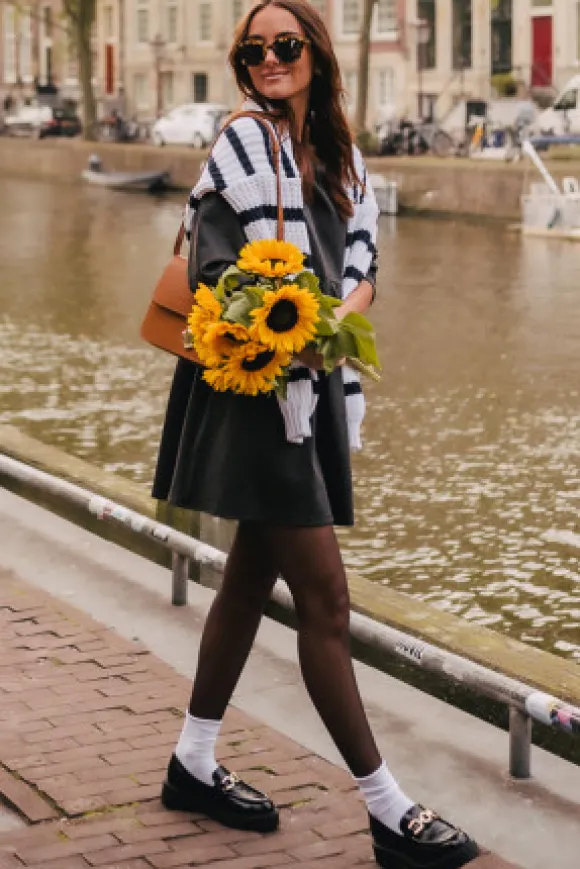 ROBE JANETTE GRIS CHINÉ