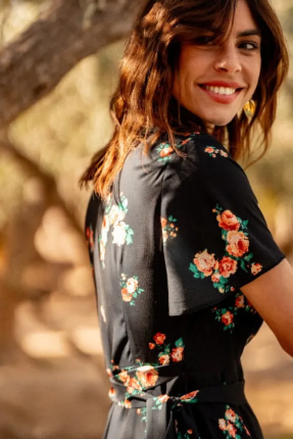 ROBE JOSÉPHINE BOURGEONS DE ROSES