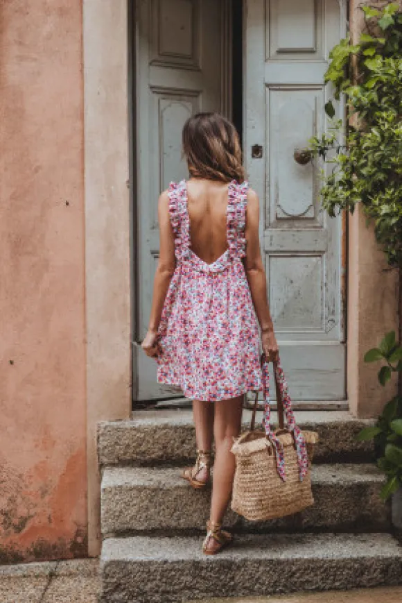 ROBE LIAM BOUTON ROSÉ