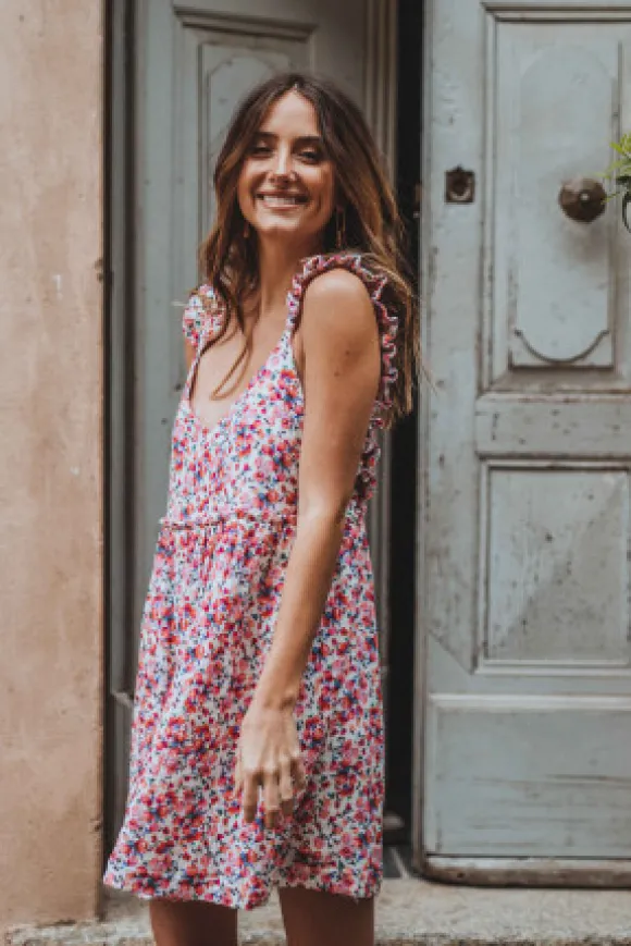 ROBE LIAM BOUTON ROSÉ