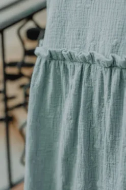 ROBE LIAM MENTHE BRODÉ