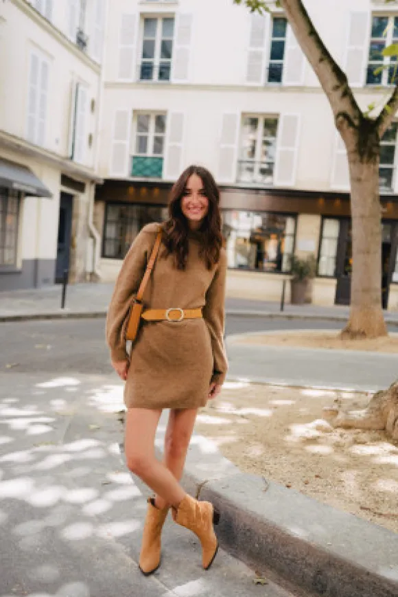 ROBE ÉLINA CAMEL