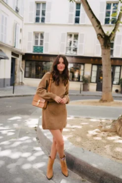 ROBE ÉLINA CAMEL