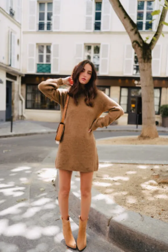 ROBE ÉLINA CAMEL