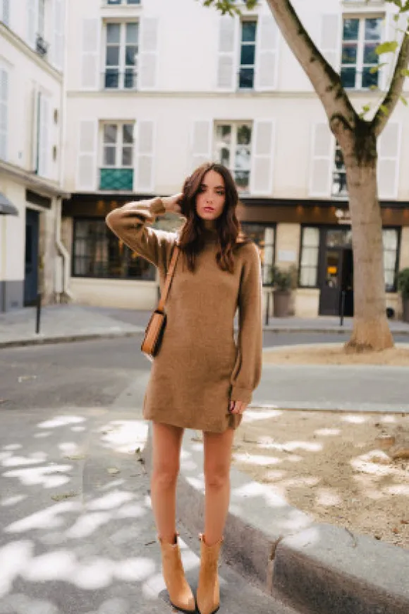 ROBE ÉLINA CAMEL