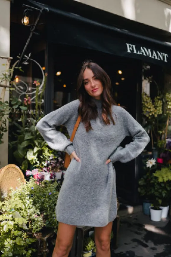 ROBE ÉLINA GRIS