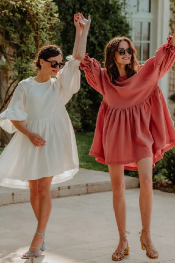 ROBE ÉLISÉ BLANC COTON