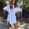 ROBE LISA CHAMBRAY BLEU