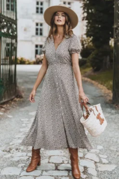 ROBE ÉLLANIA MOCKA