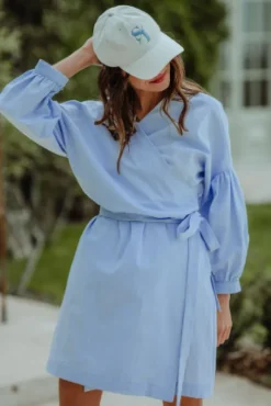 ROBE LOÉ CHAMBRAY BLEU
