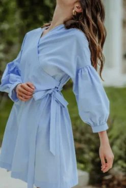 ROBE LOÉ CHAMBRAY BLEU