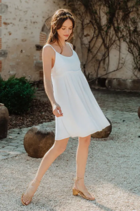 ROBE LÉOLINE BLANC