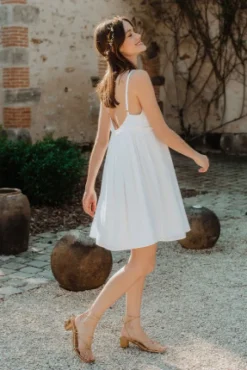 ROBE LÉOLINE BLANC