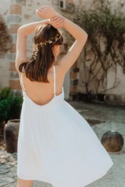 ROBE LÉOLINE BLANC
