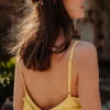 ROBE LÉOLINE JAUNE
