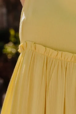 ROBE LÉOLINE JAUNE