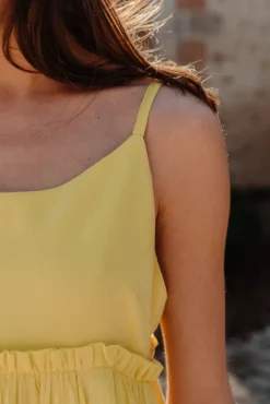 ROBE LÉOLINE JAUNE