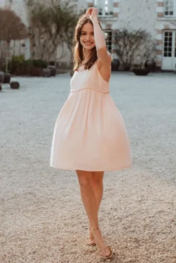 ROBE LÉOLINE ROSE