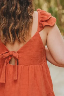 ROBE LOUANA ARGILE COTON