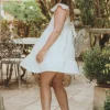 ROBE LOUANA BLANC COTON