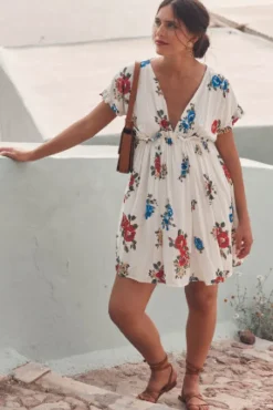 ROBE MANELLE FLORES