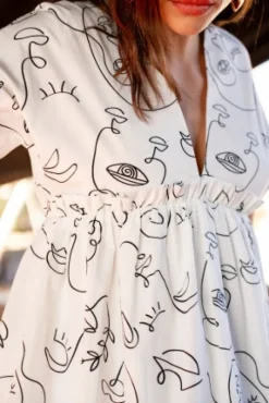 ROBE MARGAUX IMPRIMÉ LINE