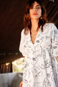 ROBE MARGAUX IMPRIMÉ LINE