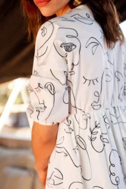 ROBE MARGAUX IMPRIMÉ LINE