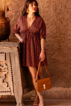ROBE MARGAUX IMPRIMÉ LOTUS