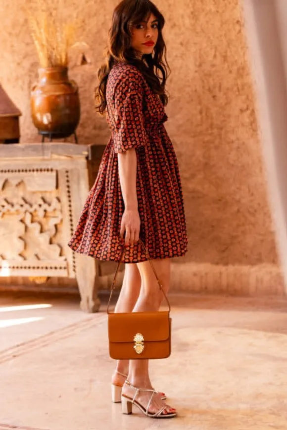 ROBE MARGAUX IMPRIMÉ LOTUS