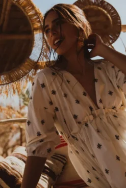 ROBE MARGAUX INKA POPELINE