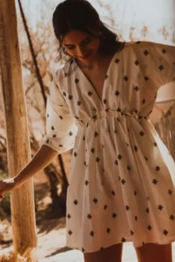 ROBE MARGAUX INKA POPELINE