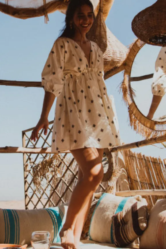 ROBE MARGAUX INKA POPELINE