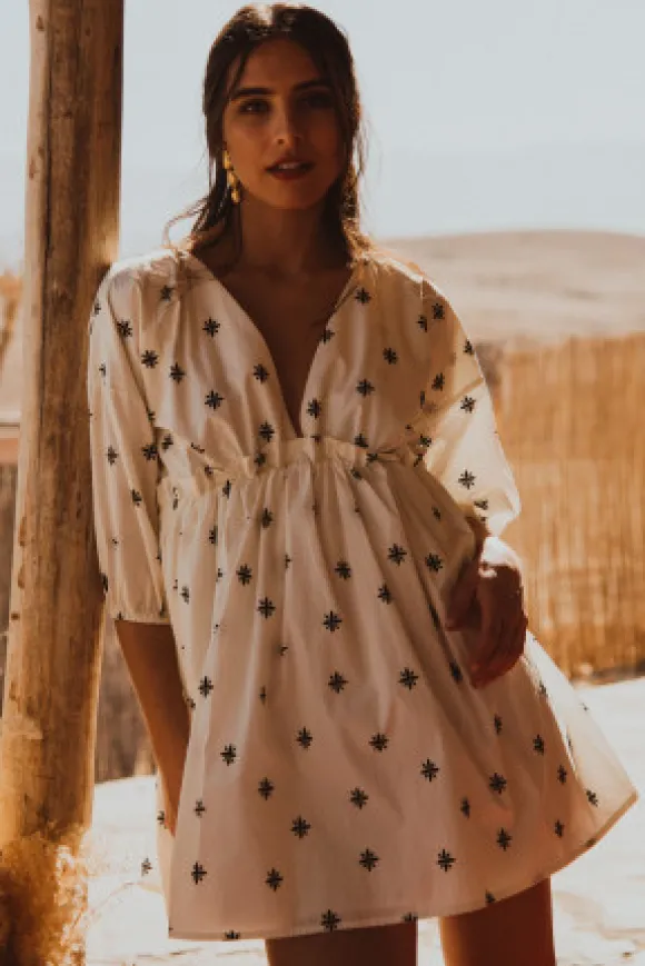 ROBE MARGAUX INKA POPELINE