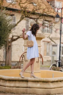 ROBE MARTHA BLEU CIEL
