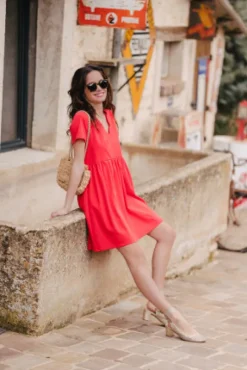 ROBE MARTHA CORAIL