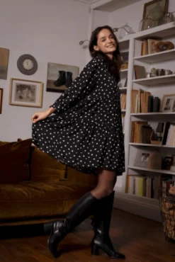 ROBE MATHILDA DOTY NOIR