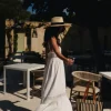 ROBE MILA LIN VISCOSE BLANC