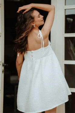 ROBE MILLIE BLANC