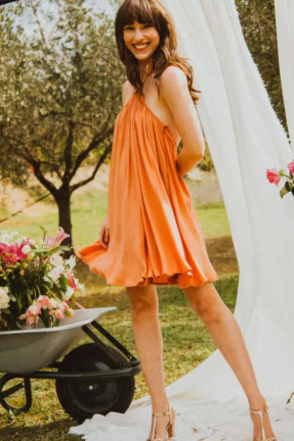 ROBE NANETTE ARGILE