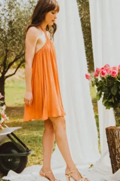 ROBE NANETTE ARGILE
