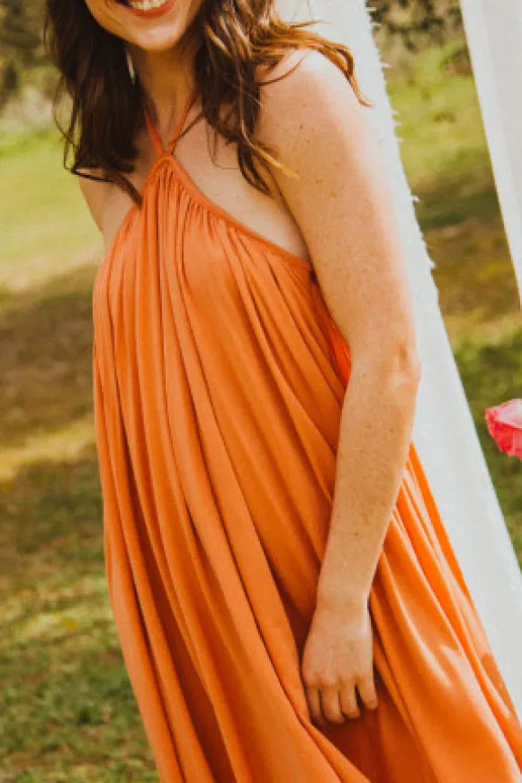 ROBE NANETTE ARGILE