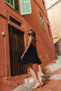 ROBE NANETTE LIN VISCOSE NOIR