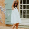 ROBE NOÉLIE LIN BLANC